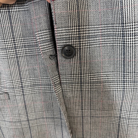 Banana Republic Black and Grey Blazer Size 14 - Picture 5 of 12